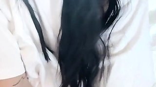 Sexy teen ebony solo toy masturbation