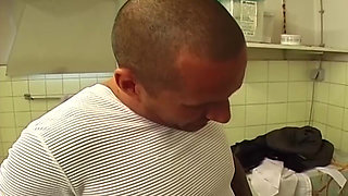 Blindfolded Maid Gets Piss Drenched and Ass Fingered Deep