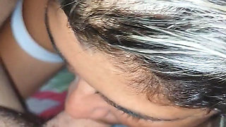 Stepmom Sucks Stepson's Cock Until She Gets the Milk Out