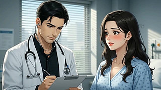 Horny doctor seduce milf and fuck her ass hard