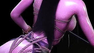 3D Goddess of Night Temptation - 3D Animation Hentai