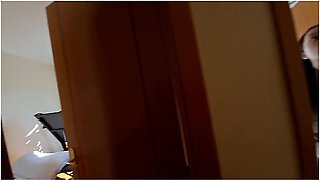 Creamy Latina Maid In Jeans And Flip Flops Is Seduced With A Massage