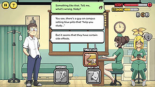 Hentai Game - Problematic Student - Lvl 2 Teacher Fucks Students