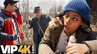 Stanley Johnson and Vicky Menage's pornstar scene by Hunt4k