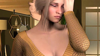 In Her Service V0.96 - Part 12 - Best Cuckold Scene - Watching My Wife as She Slutty Sucks Cock and Swallows Cum for Her Lover