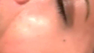 Asian Sloppy Blowjob - Deep Sucking, Spit and a Facial on the Couch