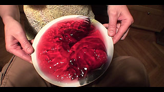 Jell-oh! Cum Eating When Desserts Fail