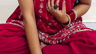 Indian Wife Video Call with Husband Seducing but Wife Cheats on a Husband While Having Sex with Devar in Hindi