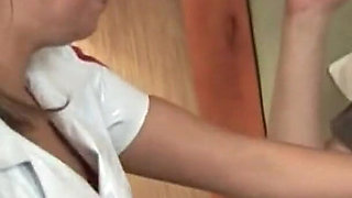 Naughty Nurse Sucks Her Patient's Hard Cock