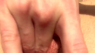 Striptease and Closeup Masturbation After