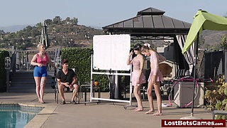 Reciting the National Anthem in a Wacky Wild Strip Game Show