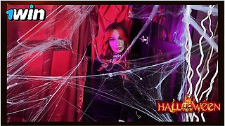 Vampire Sucked All The Sperm. Halloween Blowjob - Hazel Dew And Mary Frost