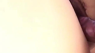 Step Brother Fucks Japanese Skinny Teen Rina with Extremely Hairy Pussy and Gives Cumshot