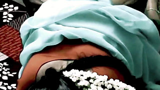 Desi Stepsister in Law in Saree Blouse After Fucked Hard in Missionary Pussy Creampied in Doggy Style