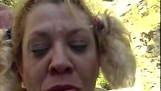 Petite Granny Takes Hard Anal Back in College