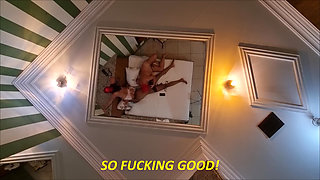 Subtitled - My Thick Wife Edges Massive Orgasms on Young 18yo BBC Bull While Cuckold Suck His Cock, Curvy Hotwife Ride