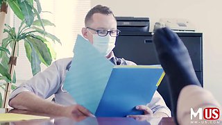 Sage Fox Cute Nurses POV Handjob for Horny Patient
