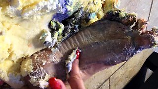 Linsey Dawn solo foot fetish