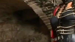 Humiliating face sitting and guillotine