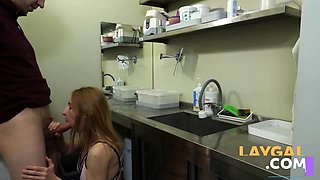 Russian Teen Nurse Loves Big Cocks at Work