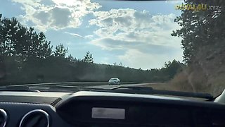 Beautiful Busty Blonde Teen Screwed And Facialized In A Car