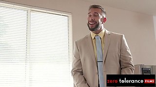 Blonde Secretary Sarah Taylor Pounds Her Big Tits in Wild Office Hardcore Fantasy