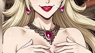 Gol Topless Animation Hot Princess Peach
