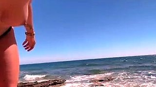 Pam A Sex Hungry Slut Looking For Big Cocks On Beach To
