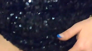 Smoking Pee Play in Shiny Outfit. Bathroom Fetish and Messy Wet Fun
