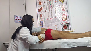 Nurse Has Her First Patient with an Erection!