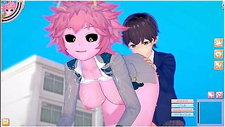 [hentai Game Koikatsu! ]have Sex With Big Tits My Hero Academia Mina Ashido.3dcg Erotic Anime Video