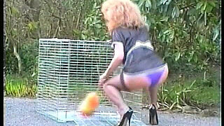 Young French Maid Outdoors