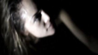 Aesthetic nighttime fuck with a long-legged brunette Kristina Rose