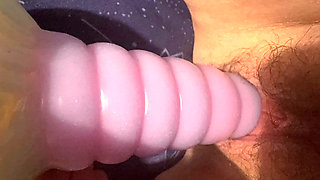Fucking my pussy with a dildo