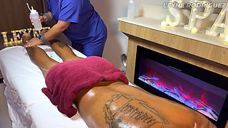 Happy Ending Massage for a Lucky Fan!