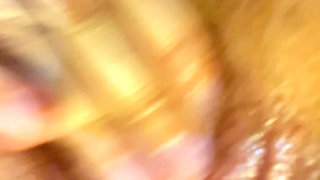 Rub my wet clitoris in the foreground, do you like it?