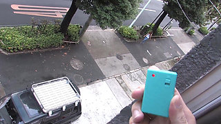 Hot girl gets gang banged by three boys to a mouth cumshot