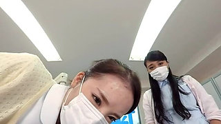 Sneaking Sex with Two Frustrated Dental Assistants During Treatment - Ruri and Rena