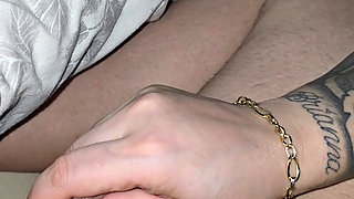 Step Mom Helps  Step Son with low erection in Share Bed While Working