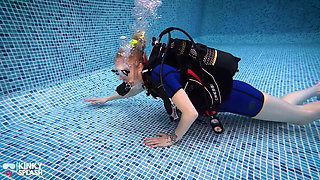 Underwater Scuba Foot Job
