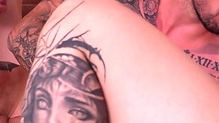 Cuckold Husband Fills My Pussy with Two Cocks at Once Dpv
