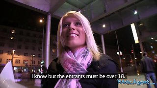 Public agent - virgin blonde schoolgirl does what she's told