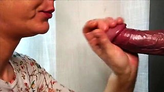 Arrow & Petra Close Up Glory Hole Blowjob - Big Cock Cum Swallow Deep Throat