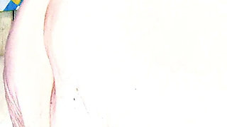 Licking the Head of That Big Cock She's Hopping on Top with Wet Dripping Pussy Slop