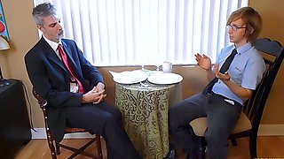 My Cock Foot Rubbed At A Job Interview