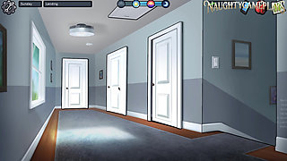 Boyfriend and girlfriend enjoying a quick fuck - Summertime Saga 44 By DarkCookie - 3D Game