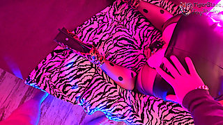 Sex in Torn Tights and a Leather Skirt, Gag in Her Teeth