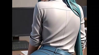 AI anime girls dancing compilation