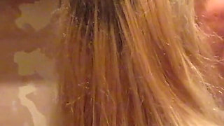 Amateur Blonde at a Gloryhole