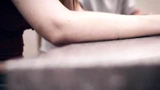 Beauty Amateur Redhead Teen make Perfect Blowjob